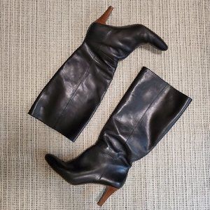 Banana Republic black leather boots SZ 7.5